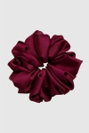 duża gumka do włosów bordowa Scrunchie Maxi Dark Cherry