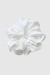 duża gumka do włosów biała Scrunchie Maxi Coco Cream
