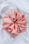 duża gumka do włosów brzoskwiniowa Scrunchie Maxi Peach
