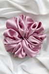 duża gumka do włosów brudny róż Scrunchie Maxi Dusky Pink
