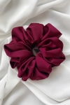 gumka do włosów bordowa Scrunchie Medium Dark Cherry