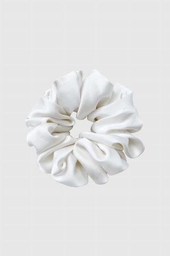 gumka do włosów ecru Scrunchie Medium Vanilla Cream
