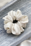 gumka do włosów ecru Scrunchie Medium Vanilla Cream