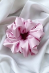 gumka do włosów pudrowy róż Scrunchie Medium Baby Pink