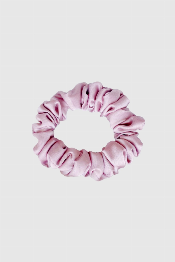 Scrunchie Mini gumka do włosów różowa – Cloudy Rose