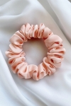 mała gumka do włosów brzoskwiniowa Scrunchie Mini Peach