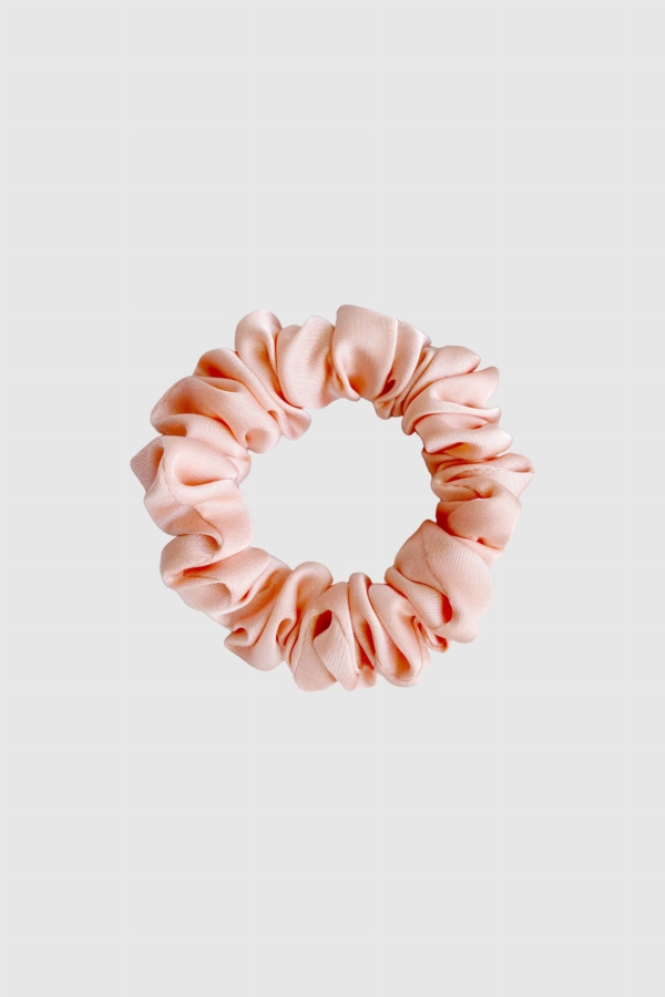 Scrunchie Mini gumka do włosów brzoskwiniowa – Peach