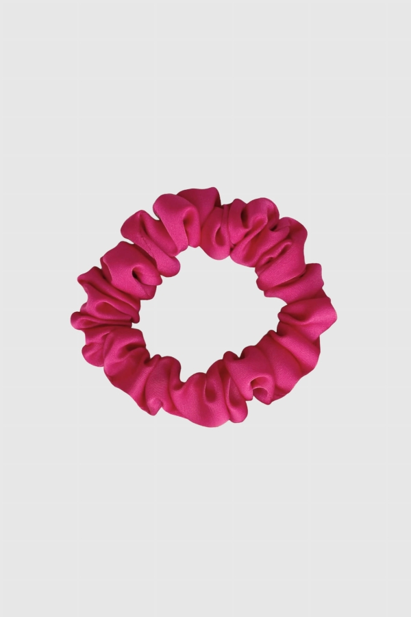 Scrunchie Mini gumka do włosów pastelowy róż – Candy Pink