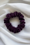 mała gumka do włosów fioletowa Scrunchie Mini Dark Plum