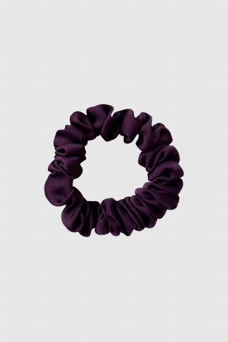 mała gumka do włosów fioletowa Scrunchie Mini Dark Plum