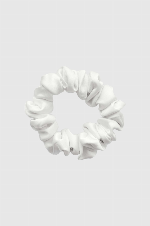 Scrunchie Mini gumka do włosów ecru – Vanilla Cream