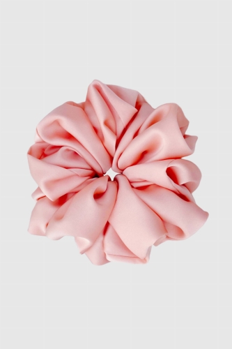 duża gumka do włosów brzoskwiniowa Scrunchie Maxi Peach
