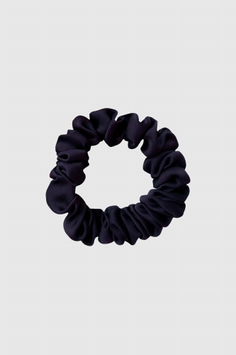 mała gumka do włosów czarna Scrunchie Mini Black Pearl