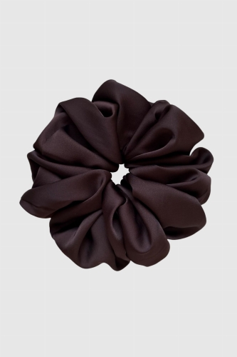duża gumka do włosów czekoladowa Scrunchie Maxi Hot Chocolate