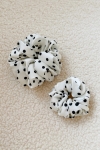 duża gumka do włosów w groszki Scrunchie Maxi Dalmatino