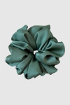 duża gumka do włosów pistacjowa Scrunchie Maxi Dark Pistachio