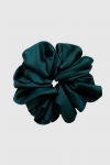 duża gumka do włosów zielona Scrunchie Maxi Elegant Green