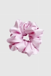 Scrunchie Medium gumka do włosów pudrowy róż – Baby Pink