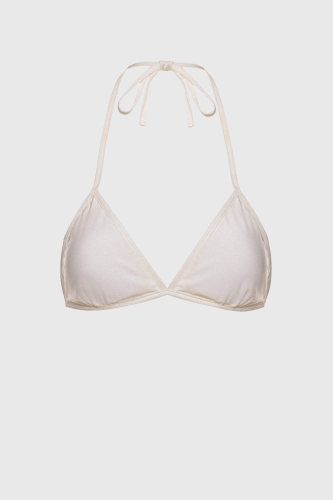 góra bikini Lizzy ecru z wyjmowanymi miseczkami push-up