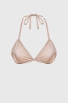 góra bikini push-up Lizzy beżowa – trójkątna wiązana