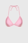 góra bikini push-up Lizzy różowa – trójkątna wiązana