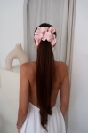 duża gumka do włosów różowa Scrunchie Maxi Powder Pink