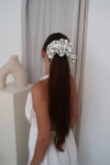 duża gumka do włosów w groszki Scrunchie Maxi Dalmatino