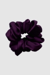 Scrunchie Medium gumka do włosów fioletowa – Dark Plum