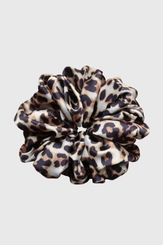 duża gumka do włosów Scrunchie Maxi Panterka Georgina