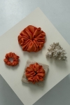 Scrunchie Maxi gumka do włosów pomarańczowa – Carrot Cake