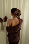 duża gumka do włosów Scrunchie Maxi Panterka Georgina