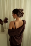 duża gumka do włosów Scrunchie Maxi Panterka Georgina