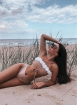 Laura Flower beżowy – boho komplet z gładkim dołem bikini i romantyczną górą